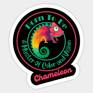 Born To Be a Master of Color and Vision Sticker